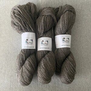 NWT Bare Naked Wools 100% Old Norwegian DK Colour "Grandpa's Beard" Lot of 3